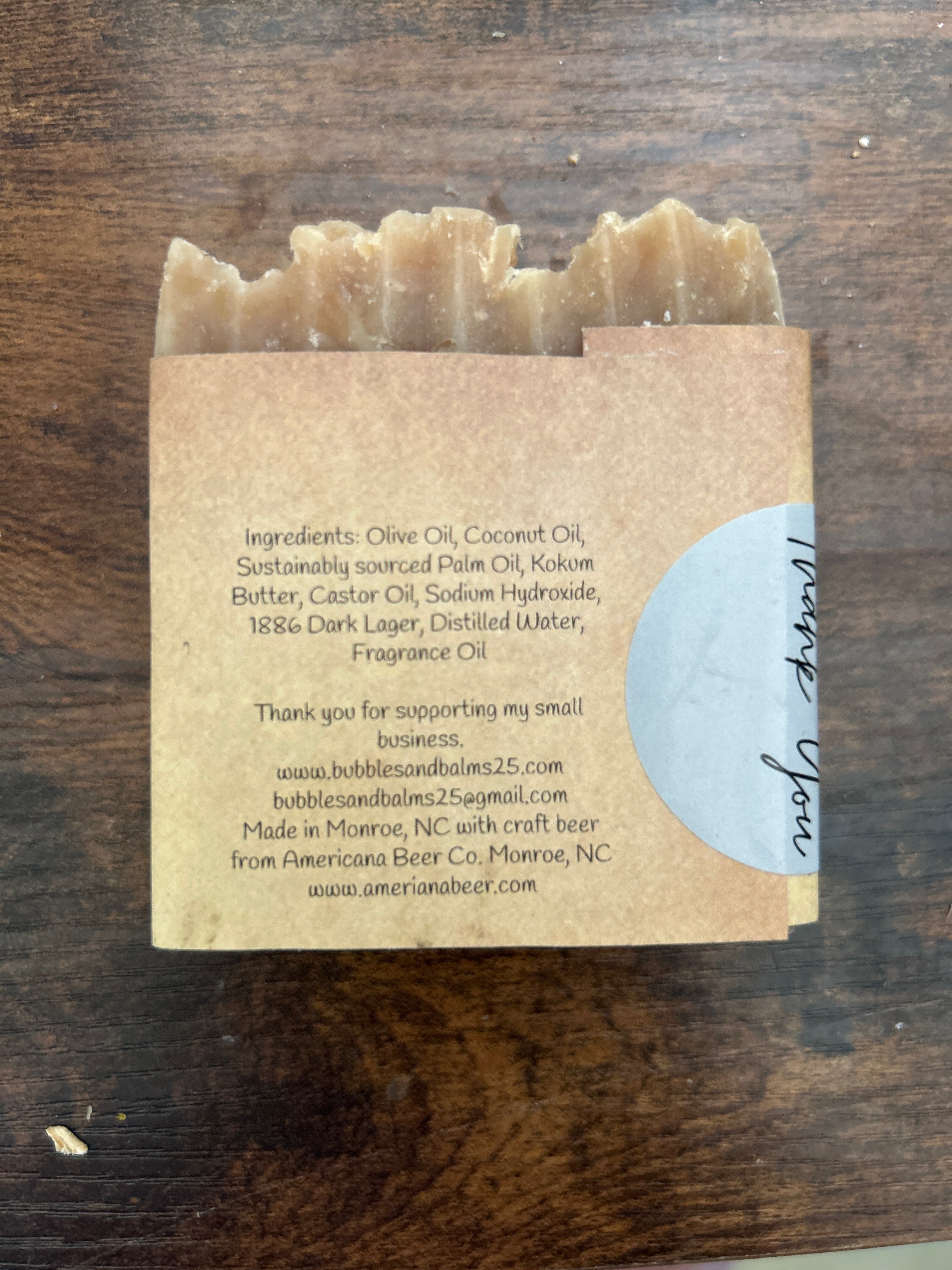 Liberty Lager Beer Soap