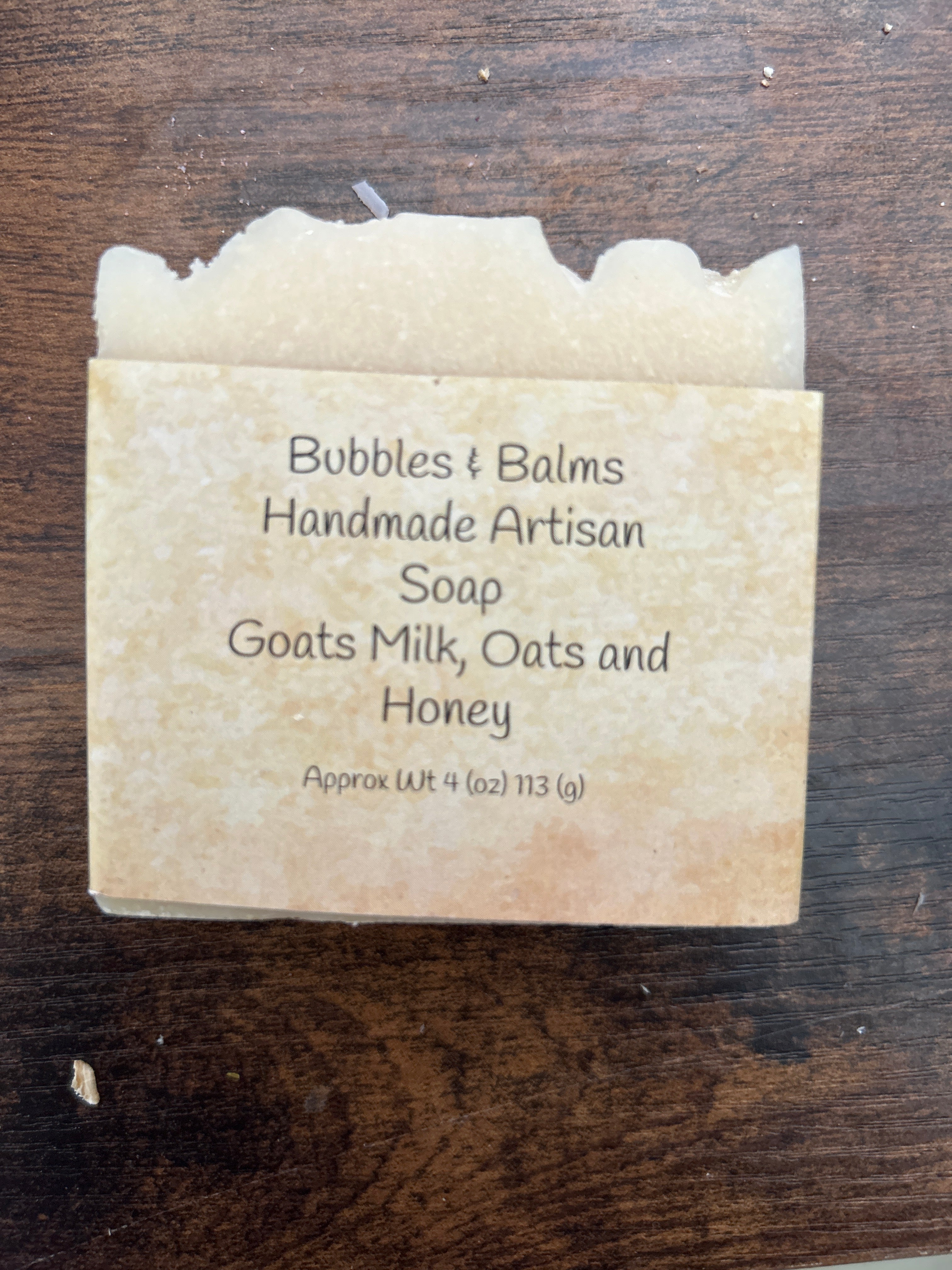 Goats Milk, Oats and Honey