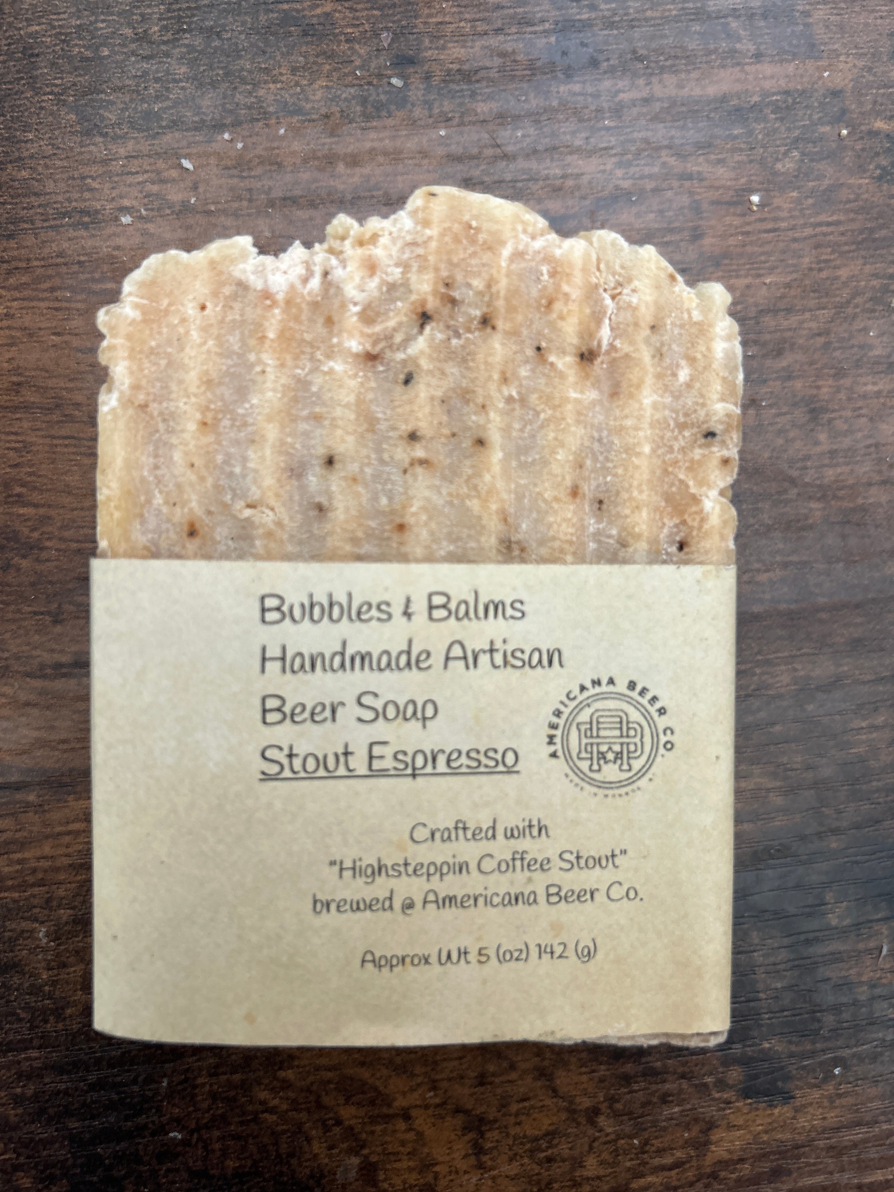Stout Espresso Beer Soap