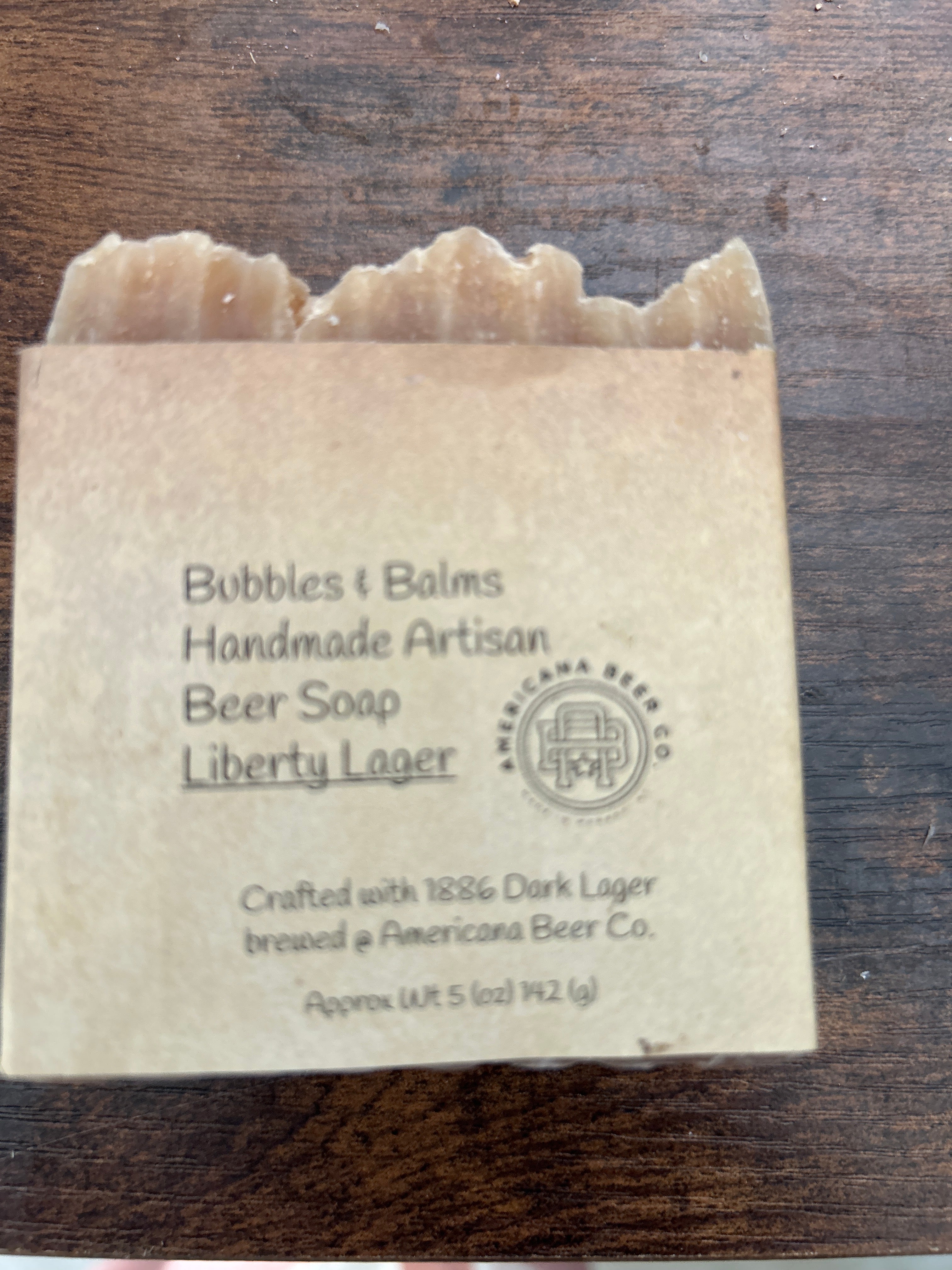 Liberty Lager Beer Soap