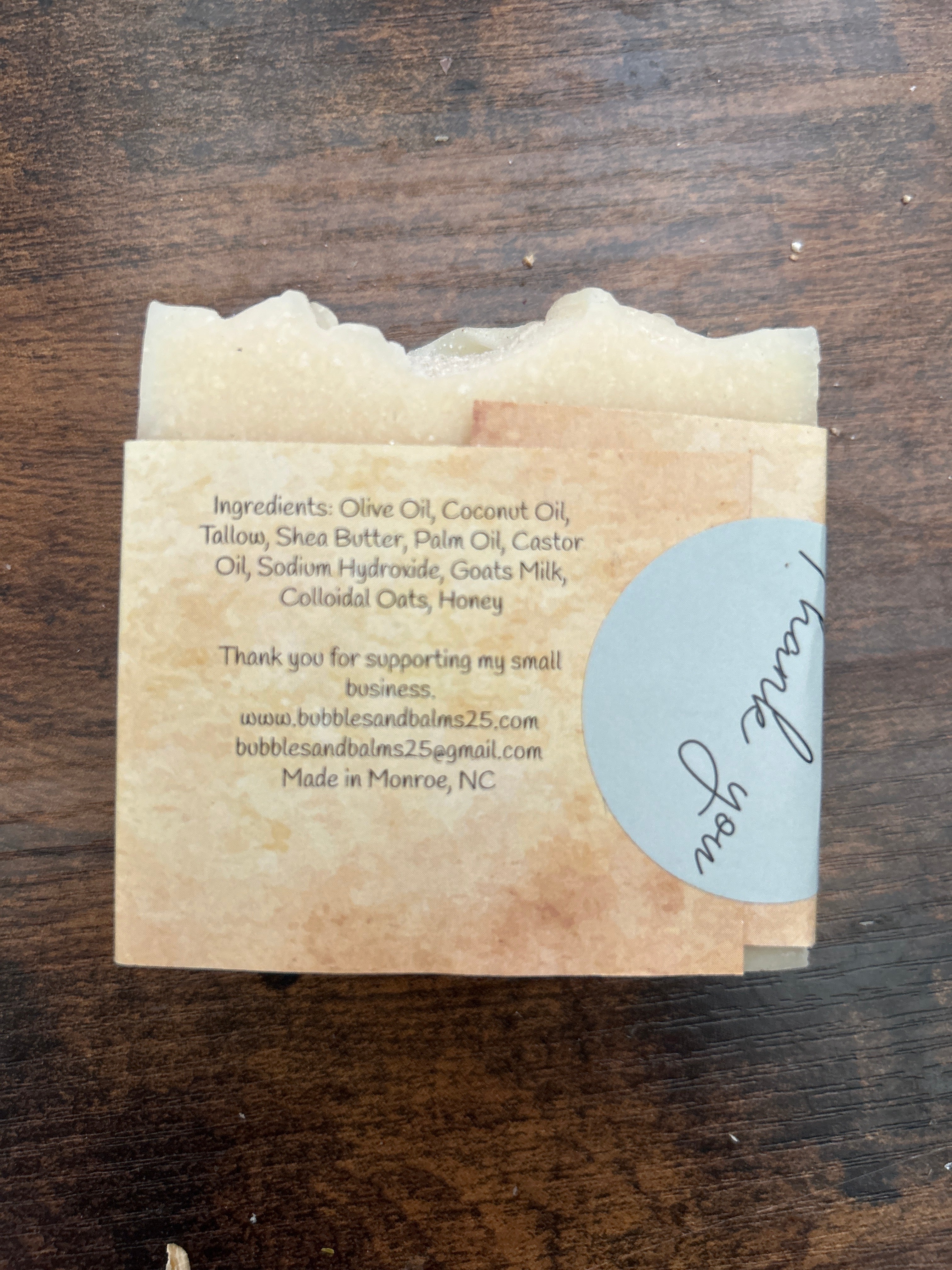 Goats Milk, Oats and Honey