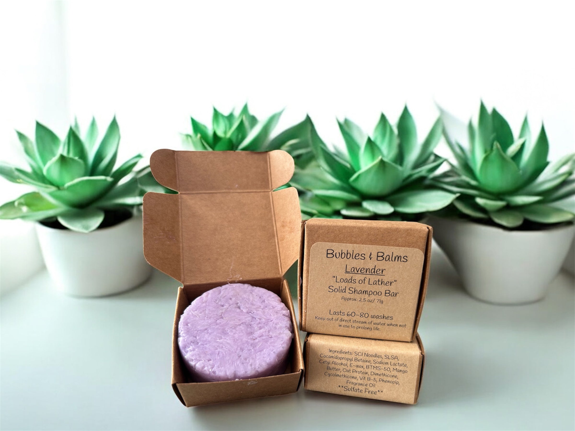Lavender Solid Shampoo Bar