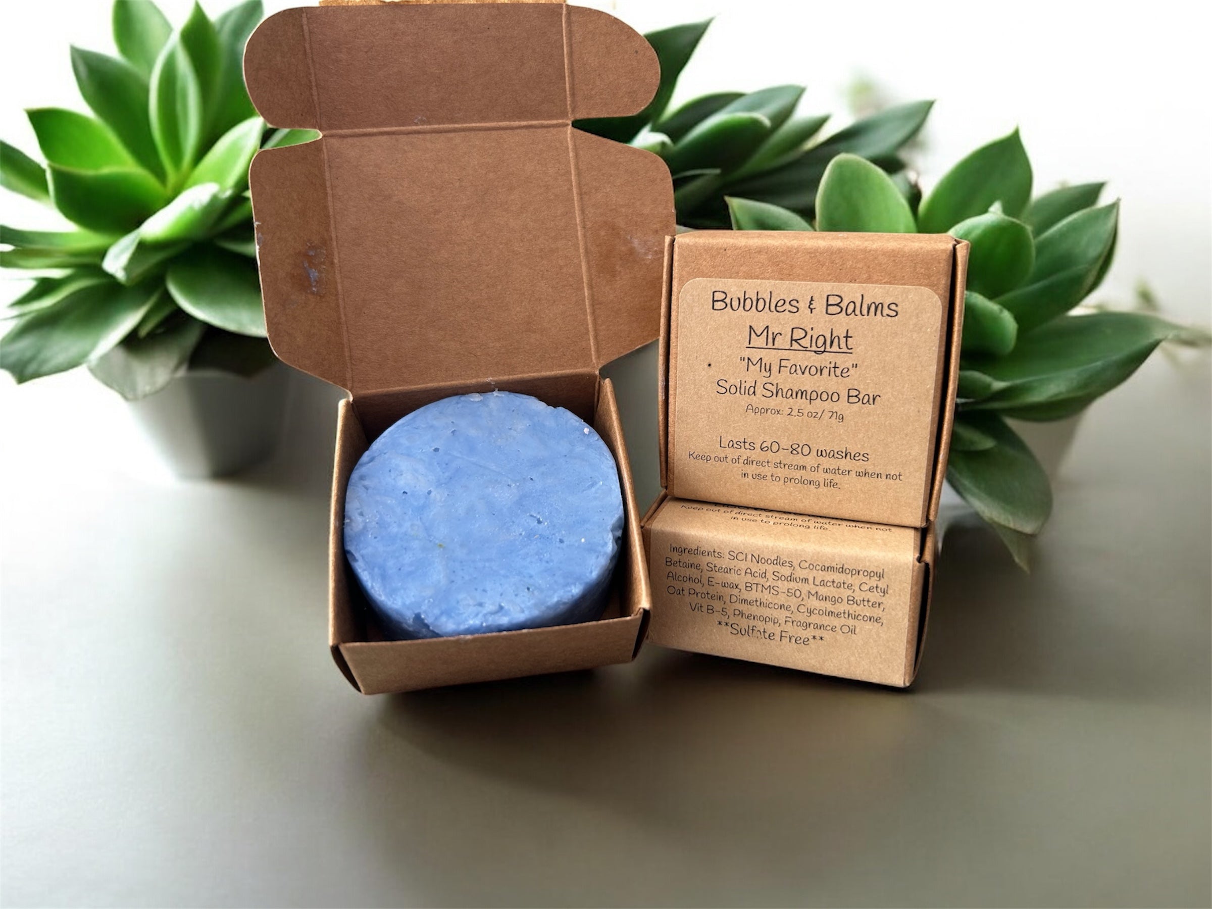 Mr Right Solid Shampoo Bar