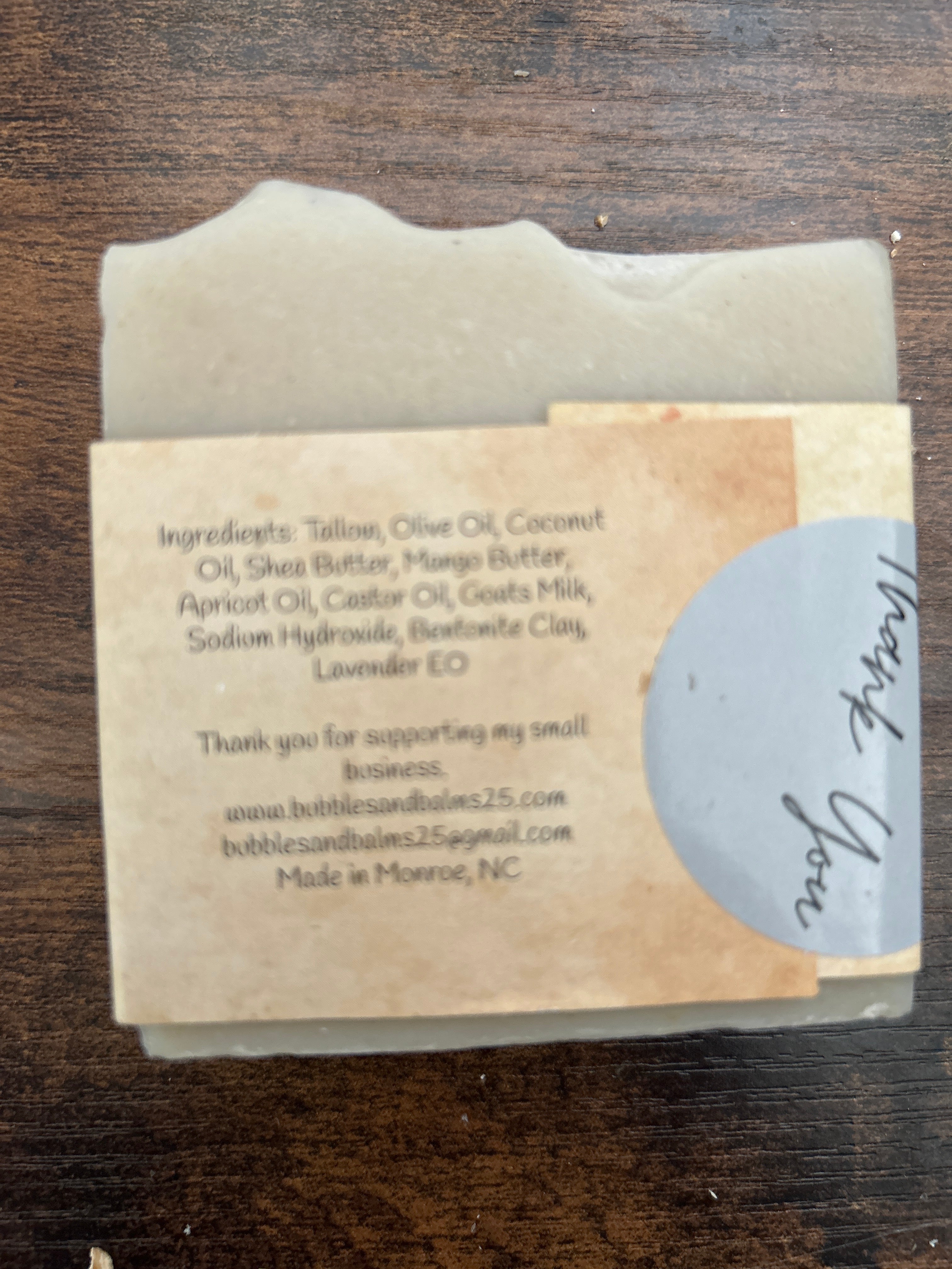 Goats Milk, Lavender and Clay