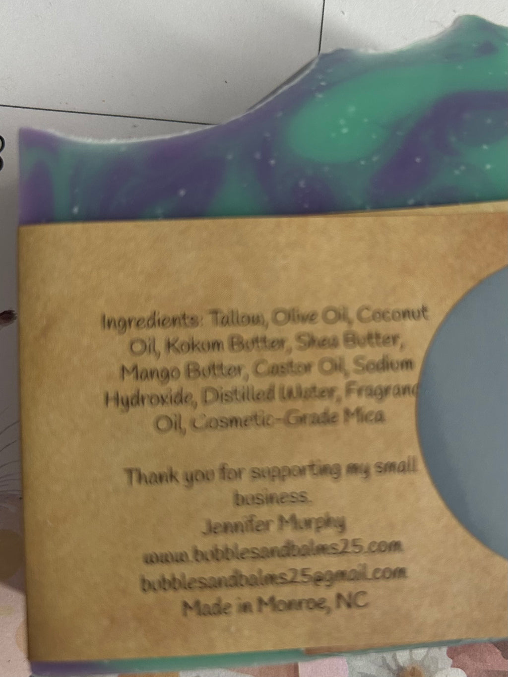 Lilac Bloom Bar Soap